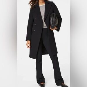 SPANX Black Trench Coat